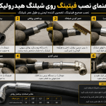 راهنمای نصب فیتینگ روی شیلنگ هیدرولیک